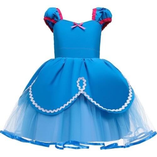 Kids Wedding Dresses for Girls 18M-6 Years Birthday Costume Party Dress Pageant Tutu for Infant Masquerade Party Fluffy Dress