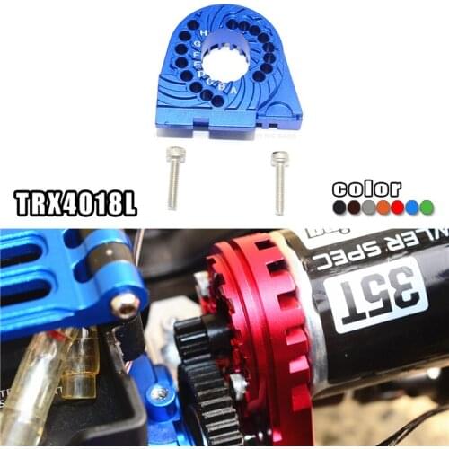 GPM TRAXXA 1/10 TRX4 TRX-4 82056-4 Climbing car Metal aluminum alloy double-sided cooling knife pattern motor fixed cooling seat