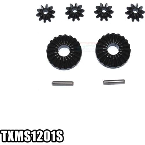 GPM TRAXXAS 1/10 MAXX 45# Hardened steel front/middle/rear universal differential internal bevel gear differential box gear 8982
