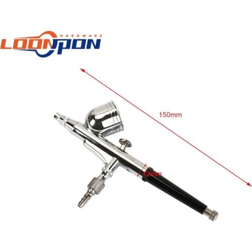 Airbrush Kit 0.3MM Nozzle Dia Dual Action Airbrush Kit Gravity Feed Paint Spray Gun Set for Nail Art Body Paint Makeup