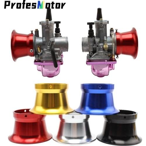 Motorcycle Modified Carburetor air filter cup wind cup trumpet cup For Keihin OKO KOSO Mikuni PE PWK24/26/28/30 PE28 PE30