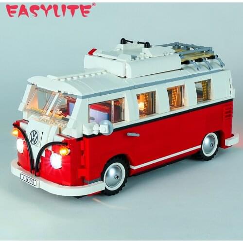 LED Light Up Kit For 10220 Compatible With 21001 Creator Series The T1 Camper Van DIY Toy Blocks Lighting Kit NOT Include Model
