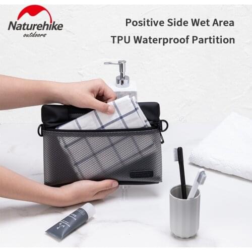 Naturehike Waterproof Cosmetic Bag Multifunction Travel Organizer Toiletry Storage Wash Pouch Makeup Bag