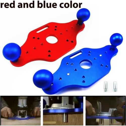 Trimming Machine Bottom Plate Bakelite Milling Mounting Plate for Woodworking Trimming Slotted Chamfer Woodworking Tool