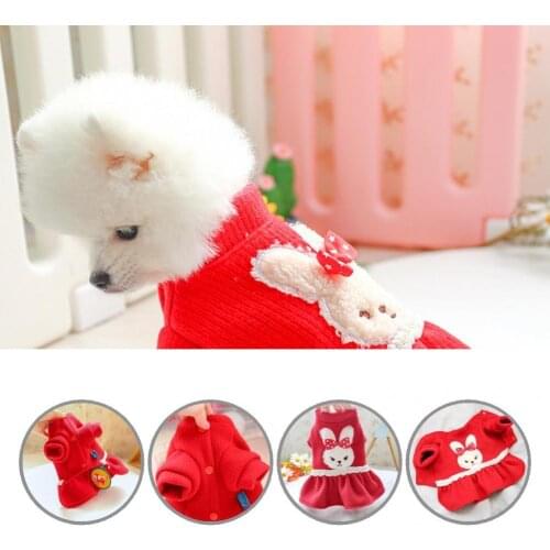 Wearable Warm Dog Warm Cardigan Dress for Party Pet Dress Wearable Warm Dog Warm Cardigan Dress for Party