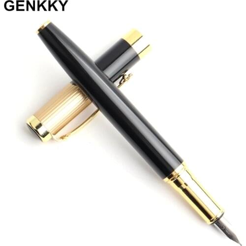 1PCS Luxury Ink Nib Fountain Pen High Quality Business Writing Signing Calligraphy Pens Gift Office Stationery Writing Supplies