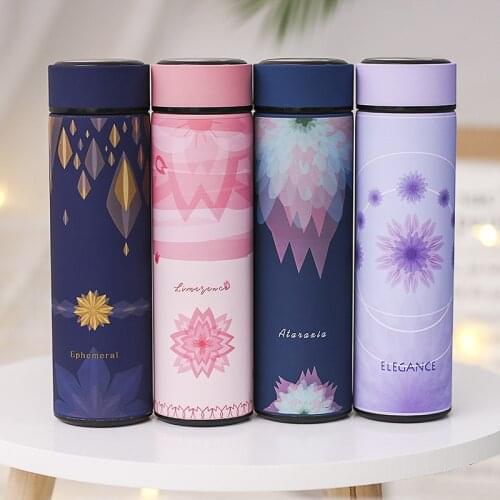 480ml Portable Travel Coffee Mug Vacuum Flask Thermo Water Bottle Car Mug Thermocup Winter Stainless Steel Tumbler Cup