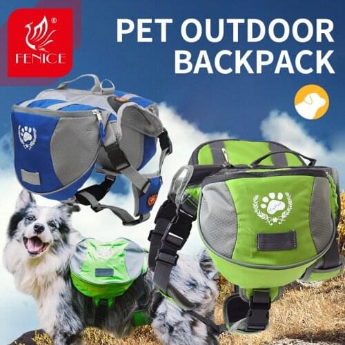 Fenice Professional Pet Dog Backpack for Large Dog Outdoor Big Capacity Waterproof Breathable Pet Supplies