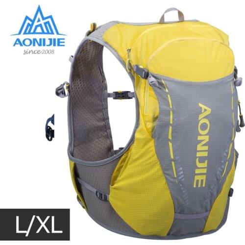 AONIJIE LXL Size C9103 Ultra Vest 10L Hydration Backpack Pack Bag Free Water Bag Flask Trail Running Marathon Race Hiking Cycle