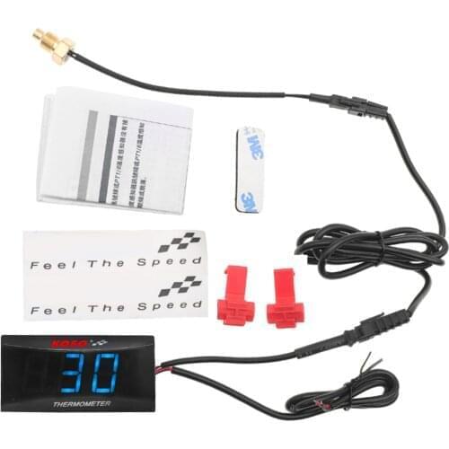 KOSO Motorcycle Thermometer Meter 0~120 Centigrade Universal Moto Water Temperature Gauge for Yamaha MT 07 NMAX BWM Kawasaki