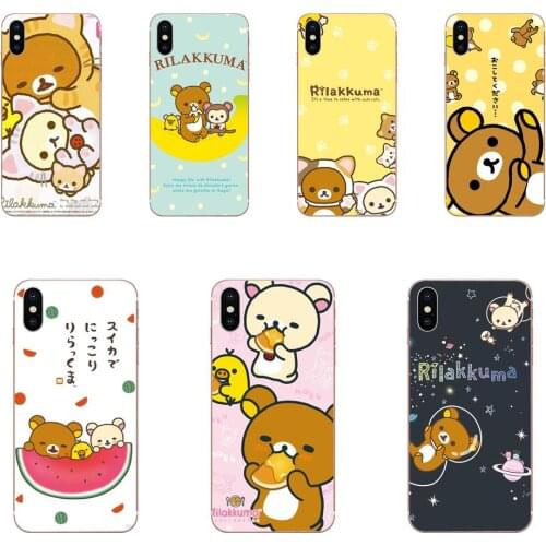 Cute Rilakkuma Diy Colorful Printing TPU For Huawei Honor V30 20 Pro Mate 30 Pro Lite 20s NOVA 6 SE 5 P40 p30 lite Pro