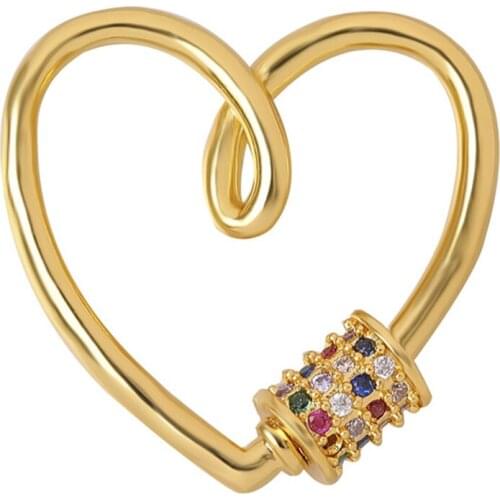 New DIY Jewelry Accessories Spiral Locket Hooks Screw Clasps For Handmade Necklace Bracelets For women Making Supplies