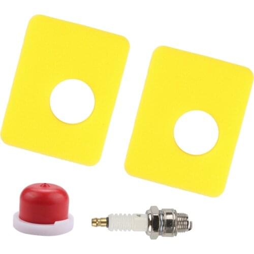 Air Filters Spark Plug Primer Bulb For Briggs Stratton 300e 450e 500e Series Engine Lawn Mower Parts Garden Power Tools