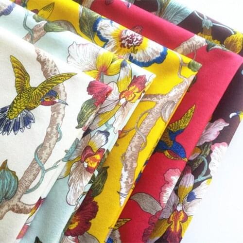 150X100cm Chinese Printed Pattern Fabrics Designer Sewing Sofa Cover Cushion Pillow Tablecloth Backrest Patchwork Material