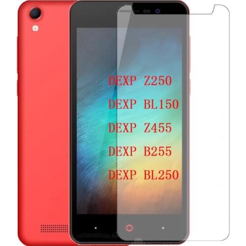 Tempered Glass For Dexp B260 B340 GS150 ML350 MS650 G155 Z255 M750 ES950 ES550 ML245 P350 Ixion ES850 Screen Protector Film