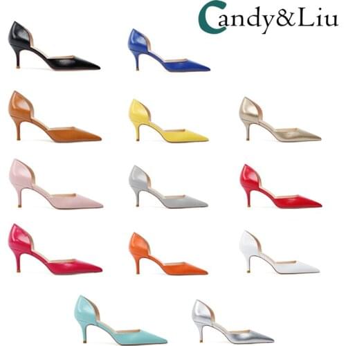 Black 6cm High Heels Womens 2021 New Versatile Comfortable Simple Professional Ol Pointed Thin Heels Medium Heels Womens Shoes