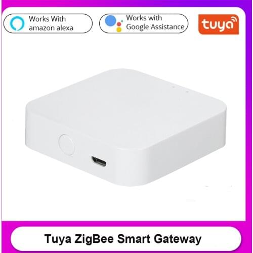 ZigBee Smart Gateway Hub TYGWZW-01N Thermostats Home Bridge Smart Life APP Wireless Remote Controller Works with Alexa Google