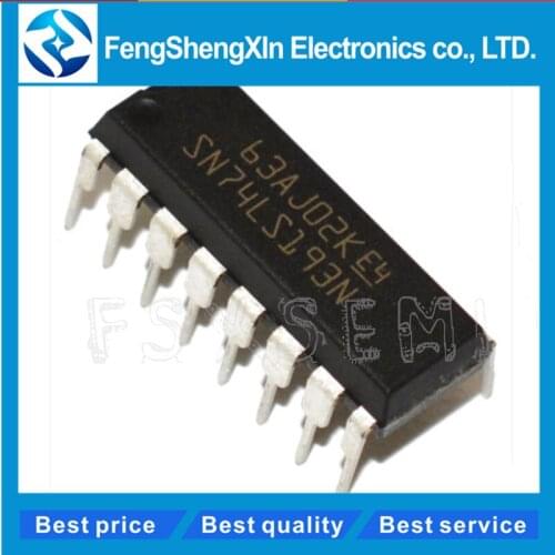 100pcs/lot HD74LS193P 74LS193 SN74LS193N DIP-16 Counter chip