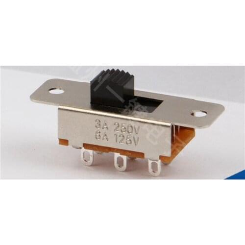 5pcs gear toggle double row 6 pins upright car refrigerator vacuum cleaner switch SS-22L05 (2P2T)