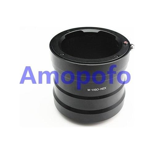 AMOPOFO For Leica Viso Visoflex M lens to SonyE mount NEX adapter A7 A7R A6000 NEX-5T