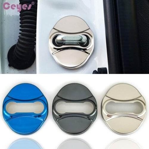 Ceyes Car Styling Auto Cover Case For Hyundai IX35 Sonata Solaris Elantra I30 For Kia Accessories Stainless Steel Car-Styling