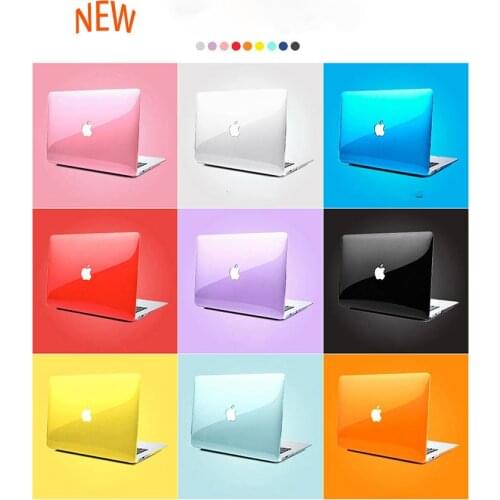Laptop Case For Apple MacBook Air Pro Retina 13 15 11 12 for Macbook 13.3 15.4 Crystal Transparent Hard Case For Macbook Pro16
