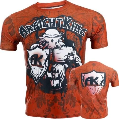 MMA fighting fight sport muay Thai T-shirt sports sports fitness fitness fast dry leisure muscle running