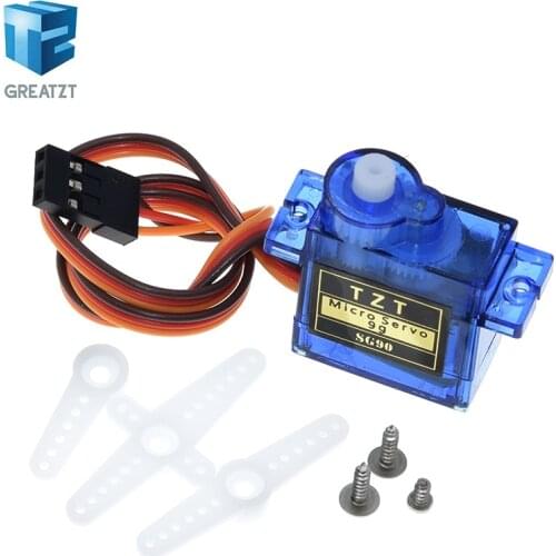 GREATZT Smart Electronics 1Pcs Rc Mini Micro 9g 1.6KG Servo SG90 for RC 250 450 Helicopter Airplane Car Boat