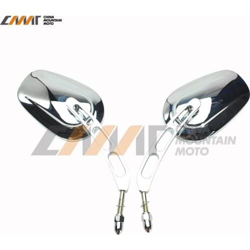 Chrome Rear View Mirrors case for Harley Davidson Touring Road King Glide VRSCAW V-ROD
