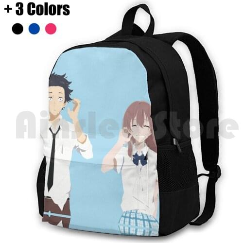 Koe No Katachi-A Silent Voice Best Couple Outdoor Hiking Backpack Riding Climbing Sports Bag Koe No Katachi A Silent Voice Koe