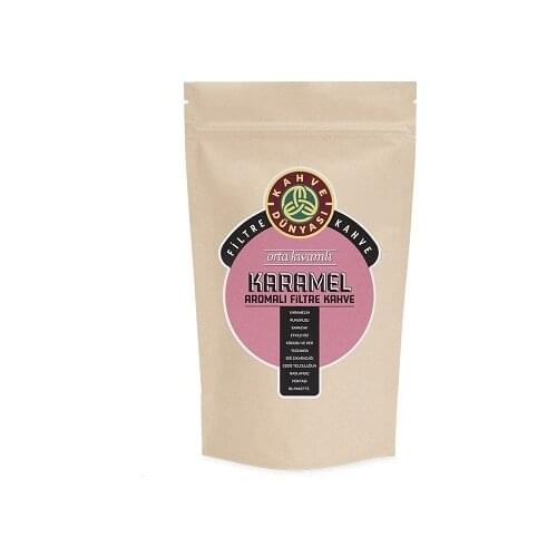 Coffee World Caramel Flavored Filter Coffee Paper Filter Shot 250 g