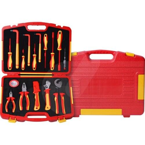16 PCS VDE Insulated Tools Set Pliers Vde Tools 1000v Insulate Pliers and Screwdrivers