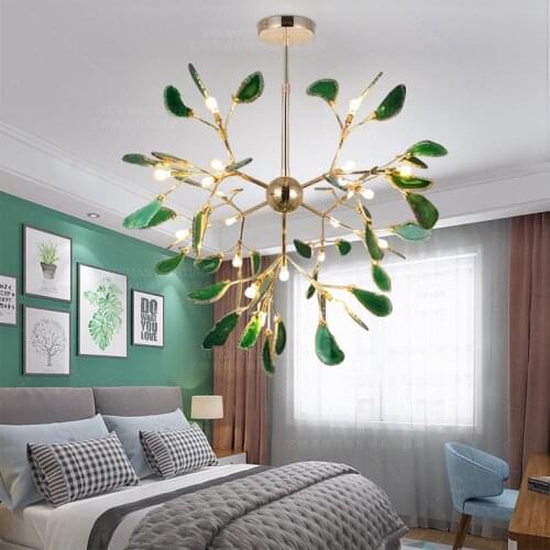 Nordic Firefly Lamp Living Room Decor Lamp Creative Post-modern Restaurant Bedroom Guest Room Window Front Desk Chandelier