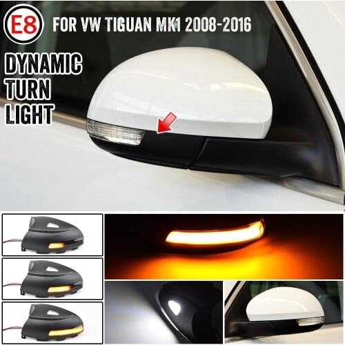 Superb LED Blinker Dynamic Turn Signal Light Side Rear-View Mirror Light For VW For Volkswagen Tiguan MK1 2008-2016