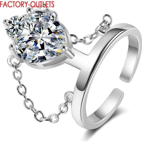 100% Real 925 Sterling Silver Multiple Models For Choice Adjustable Finger Rings For Women Gorgeous Gift Fine Jewelry Anel