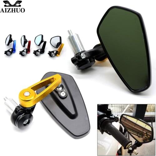 Handle Bar Mirror Bar End Mirror Universal Motorcycle For YAMAHA XJR1300 FJR 1300 MT-10 MT-09/SR FZ1 FAZER FZ6 FAZER MT-03 MT-25