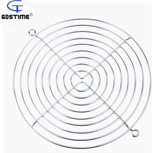 1pcs Gdstime 17cm Fan Iron Net Fan Grill Guard Protector Cover For 170mm AC Fan Filter Stainless Steel Metal Dustproof Net
