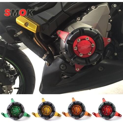 SMOK For Kawasaki Z800 2013-2015 Motorcycle Accessories CNC Aluminum Engine Stator Generator Cover Engine Guard Protective Cover