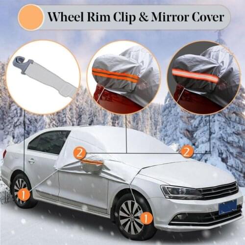 Universal Car Covers Winter Snow Ice Rain Dust Frost Guard Car Windshield Cover Protector Car Accessries