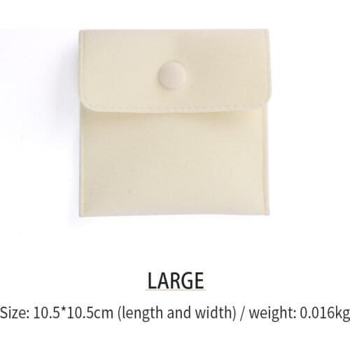 High Quality Beige Multifunction Ring Jewelry Packaging Storage Bags Women Necklace Earring Bracelet Display Gift Cases 4 Colors