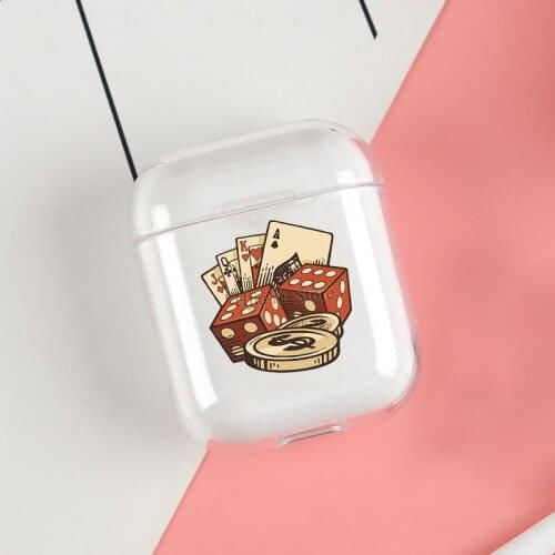 Cards And Dices Soft TPU Case For Apple Airpods 1/2 Protective Cases Bluetooth Wireless Earphone Cover