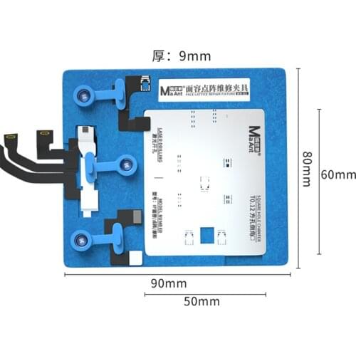Dot Matrix Repair Fixture for iPhone 11 11 pro MAX XS XSMAX X Face ID Holder Front Camera BGA Reballing Stencil Net Tin reball