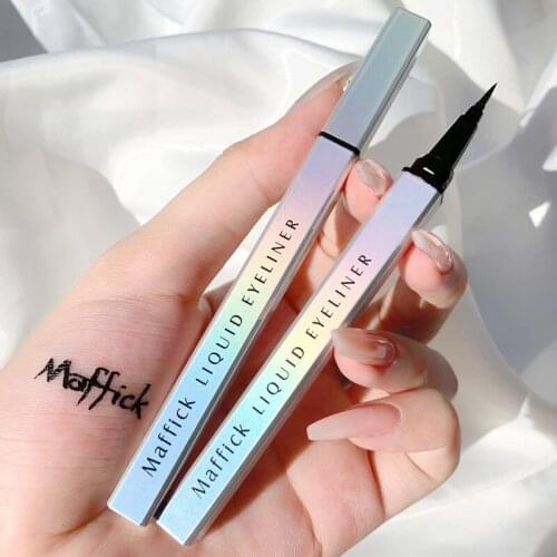 Red Brown Liquid Eyeliner Pencil Waterproof 24 hours Long Lasting Eye Makeup smooth Quick-drying Eye Liner Pen Colorful Effect