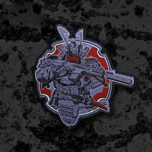 1pc Military TACTICAL Armor Samurai Cloth Patch Embroidery Armband Badge Clothing Backpack Jacket Decoration Supplies