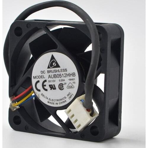10pcs AUB0512HHB W401 DC12V 0.2A 5015 5CM 50x50x15mm 4Pin Server Cooling Fan pwm