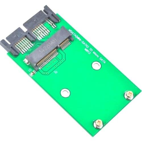 10pcs/lot Mini PCI-e mSATA SSD to 1.8 inch Micro-SATA Adapter Converter Card