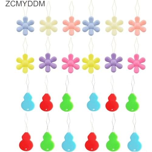 ZCMYDDM 18Pcs Wire Loop Needle Threader Embroidery Sewing Needles Insertion Tools for Elderly Easy Needlework DIY Sewing Tools