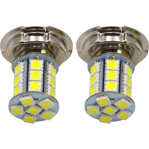 2Pcs 12V P26S 24SMD LED White Motorbike Motorcycle Headlight Bulbs Lamp for Motorbikes/Motorcycles