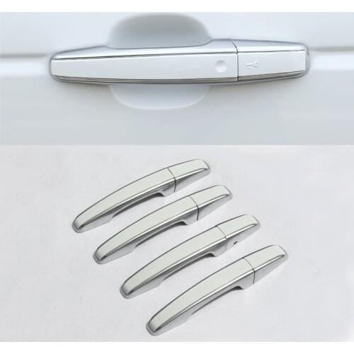 4 Set Car External Door Handle Trim Cover Plastic Fit For Land Rover Discovery 5 Range Rover Sport Vogue Evoque