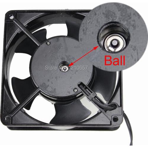 5 piees lot Gdstime 220V 240V Ball 13CM 135MM x 38MM Metal Industrial Cooling Cooler Ventilation Fan